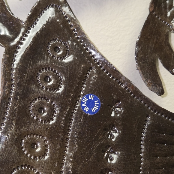 Haitian Star Angel Celestial Metal Wall Art Decor - Picture 2 of 5